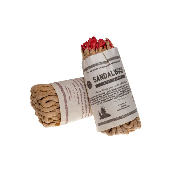 "Two bundles of Sandalwood rope incense." - Up N Smoke.