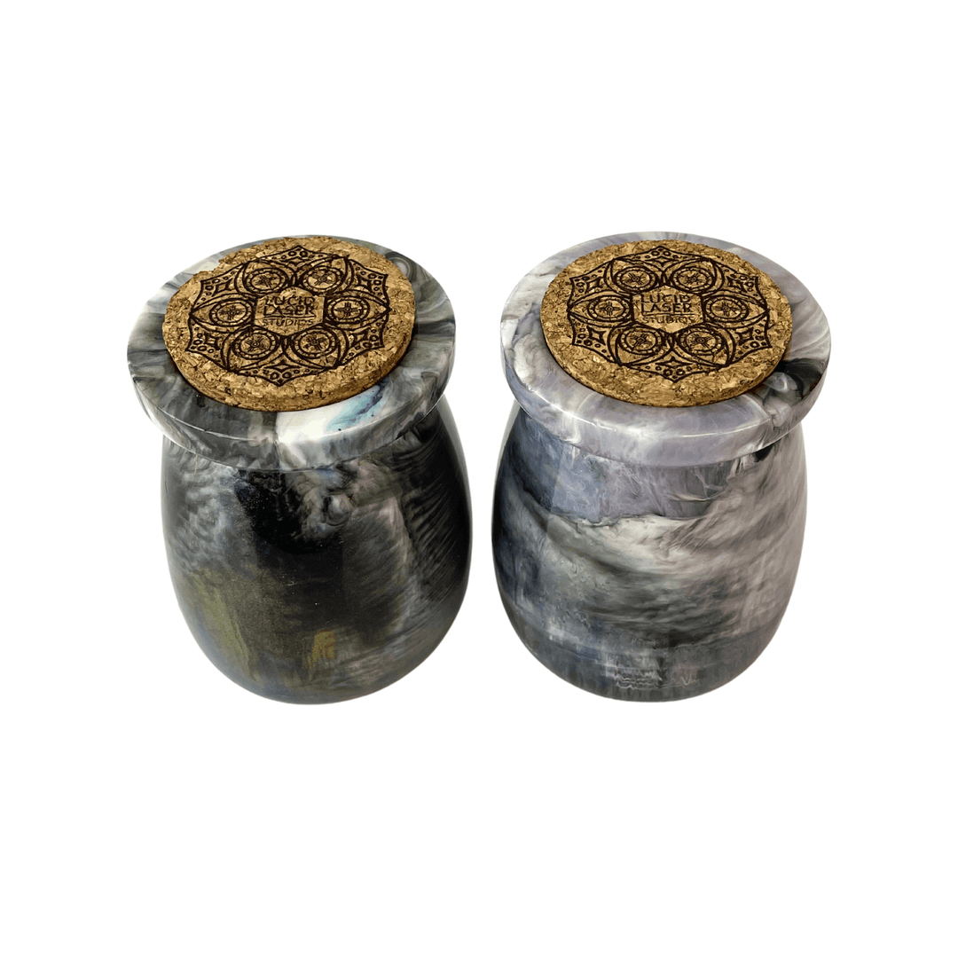 Resin Stash Jar w/Cork Lid - Up N Smoke