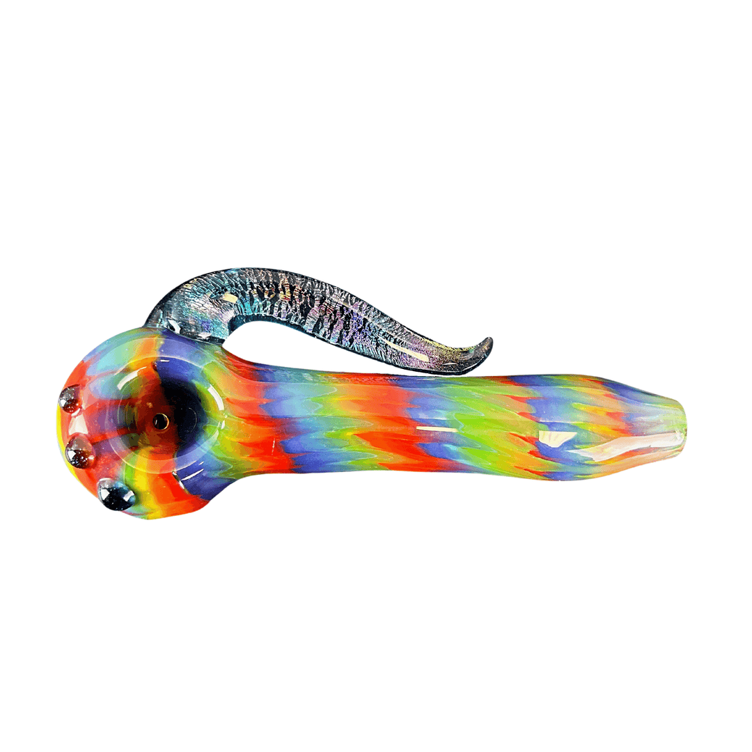 G Wiz Rainbow Spoon With Dichro - Up N Smoke