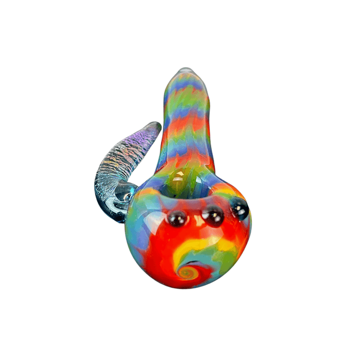 G Wiz Rainbow Spoon With Dichro - Up N Smoke