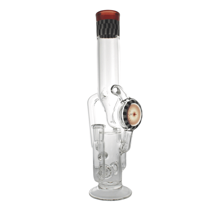 Jack Glass 38mmx11" Recycler Dual Straight - Up N Smoke