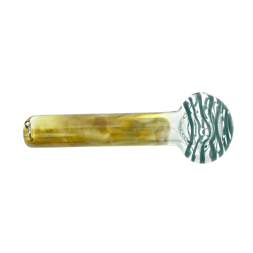 JF Silver Fumed Spiral Bowl Pipe - Up N Smoke