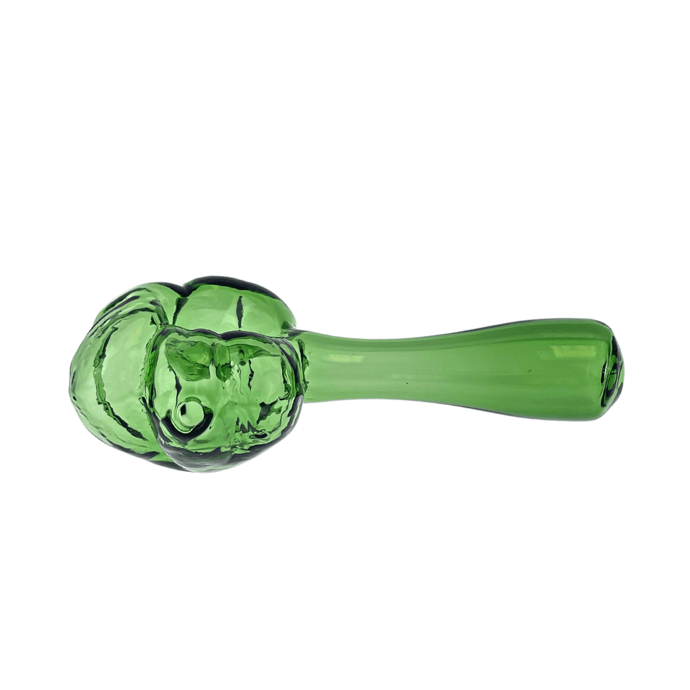 JF Flower Bowl Green Pipe - Up N Smoke