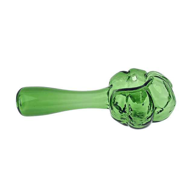 JF Flower Bowl Green Pipe - Up N Smoke