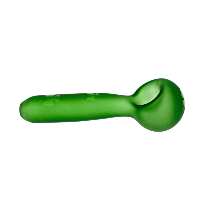 JF Lucky Green Frosted Pipe - Up N Smoke