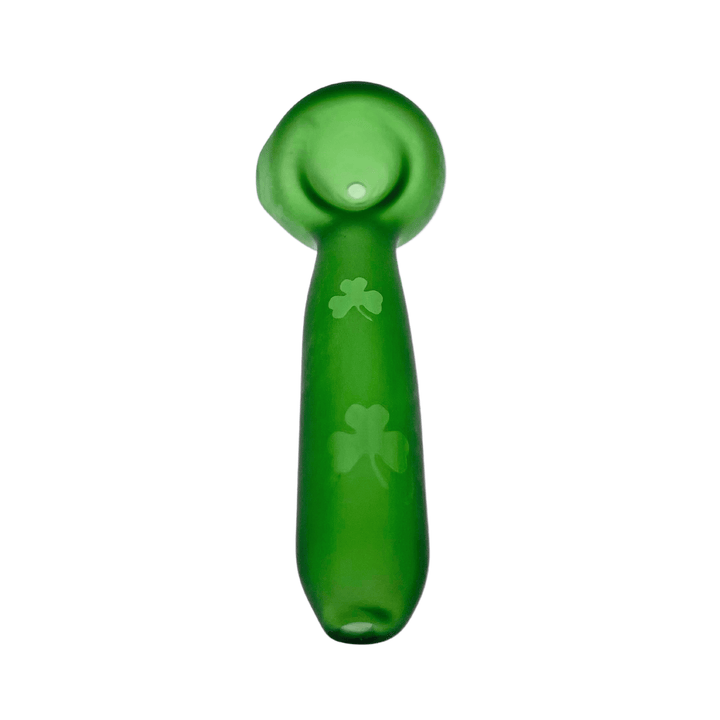 JF Lucky Green Frosted Pipe - Up N Smoke