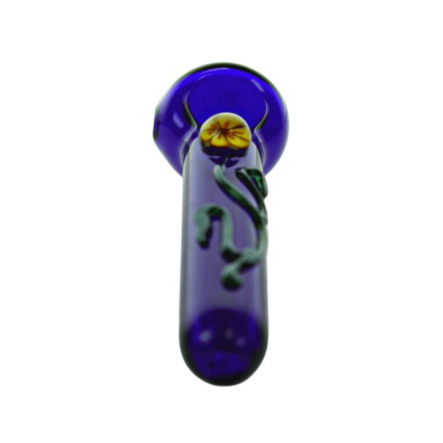 JF KM02 Blue Pipe w/Flower - Up N Smoke