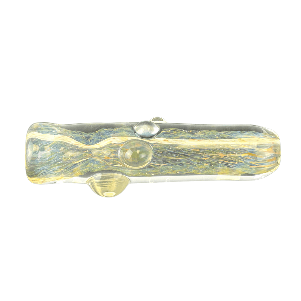 JF Silver Fumed Straight Chillum - Up N Smoke