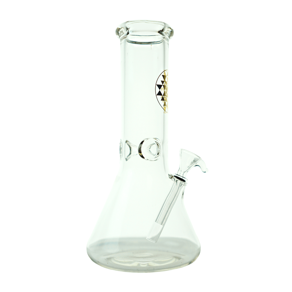 JF MC50 Beaker W/Gold Sacred Geometry Design - Up N Smoke