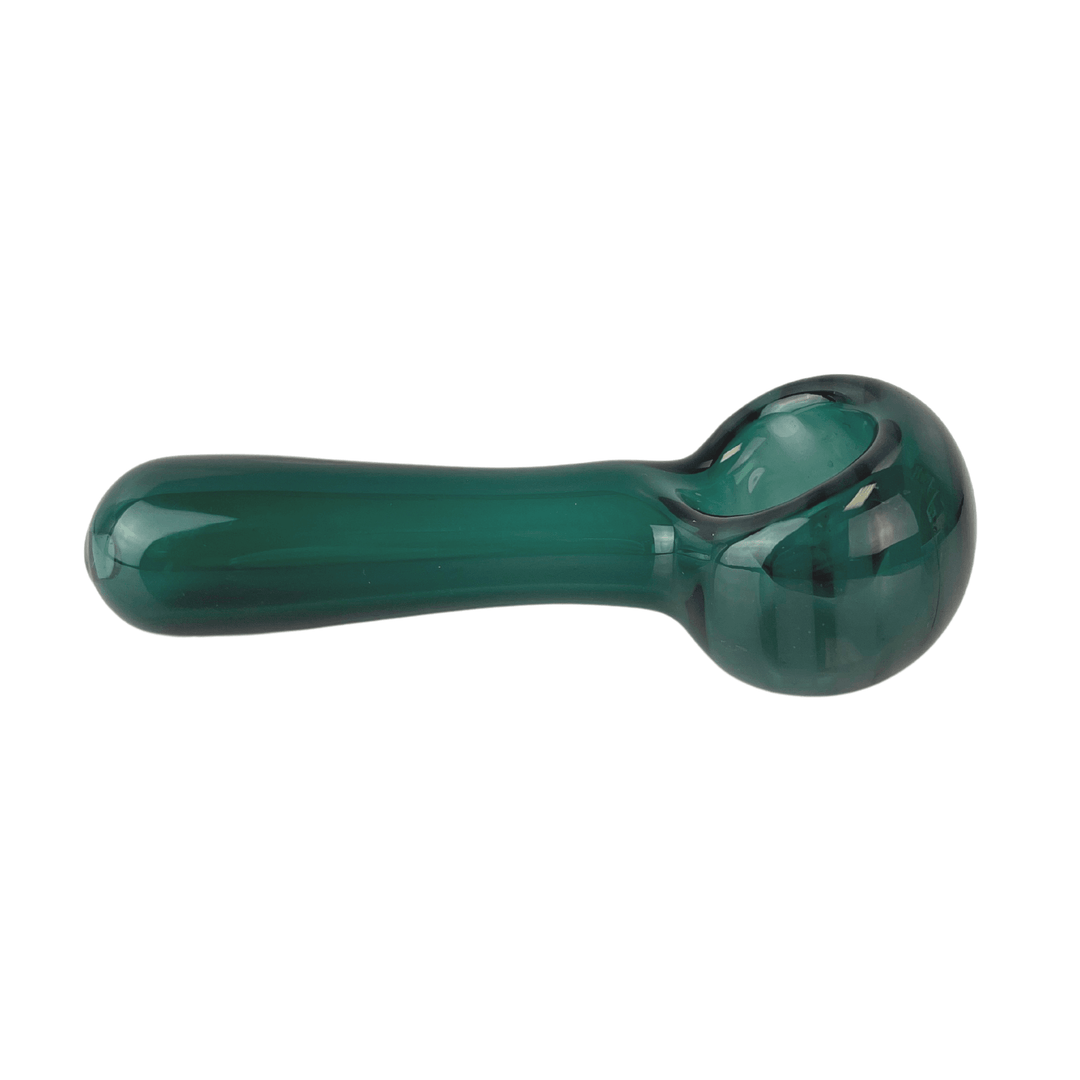 JF Colored Silver Fumed Swirl Pipe - Up N Smoke