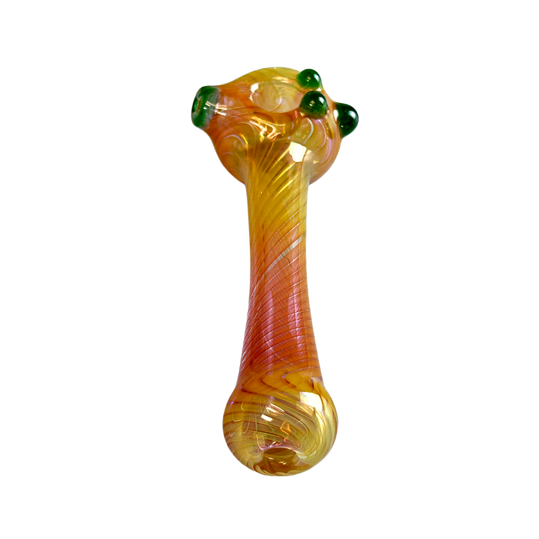 Chris Drags Lined Gold Fume Spoon - Up N Smoke