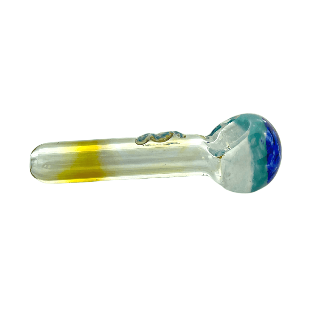 JF Silver Fumed & Frit Pipe - Up N Smoke