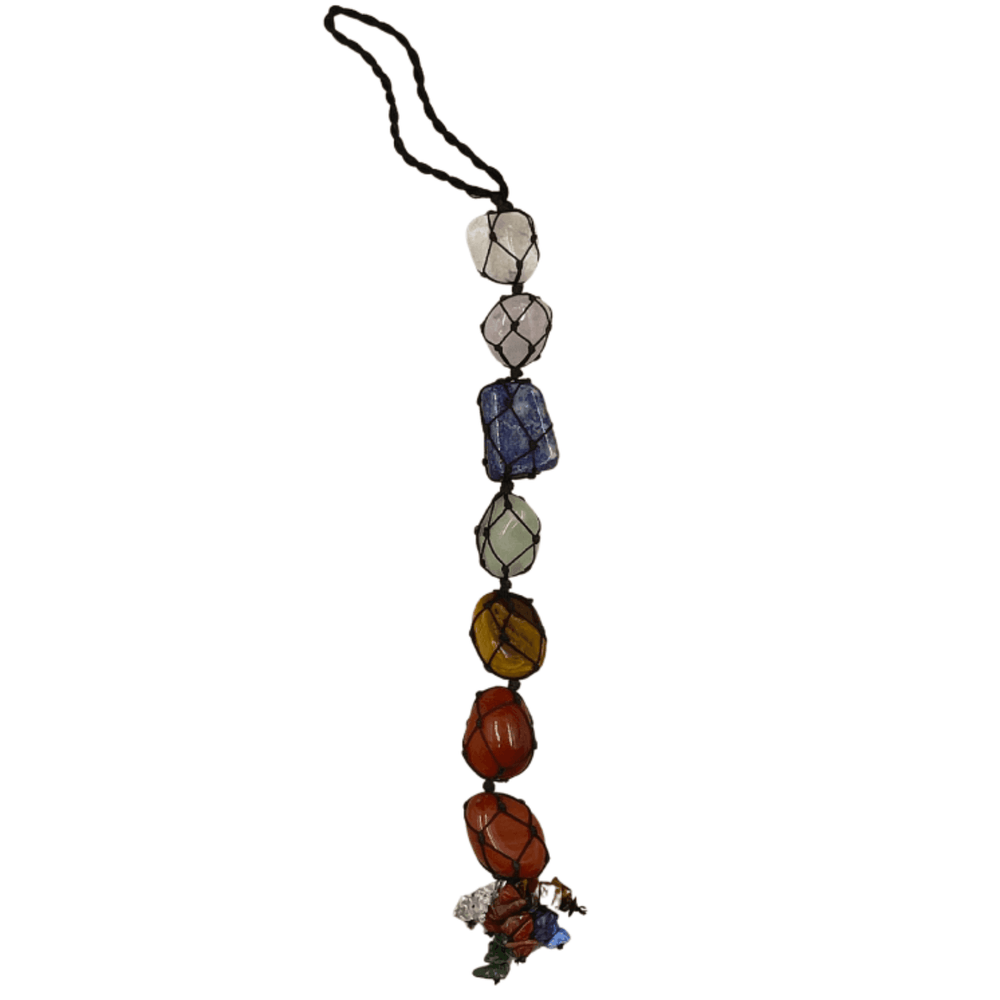 7 Chakra Car Mobile With Chakra Beads - Up N Smoke