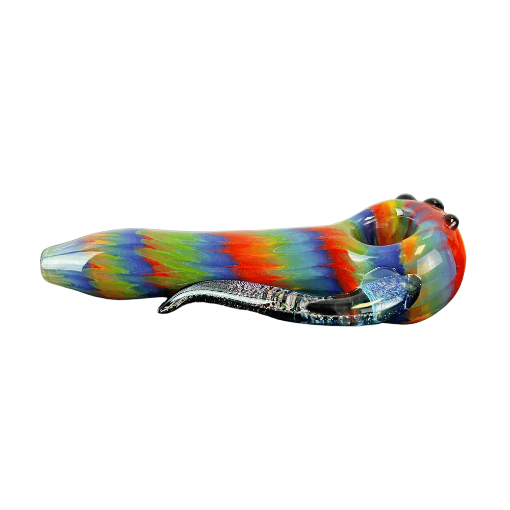 G Wiz Rainbow Spoon With Dichro - Up N Smoke