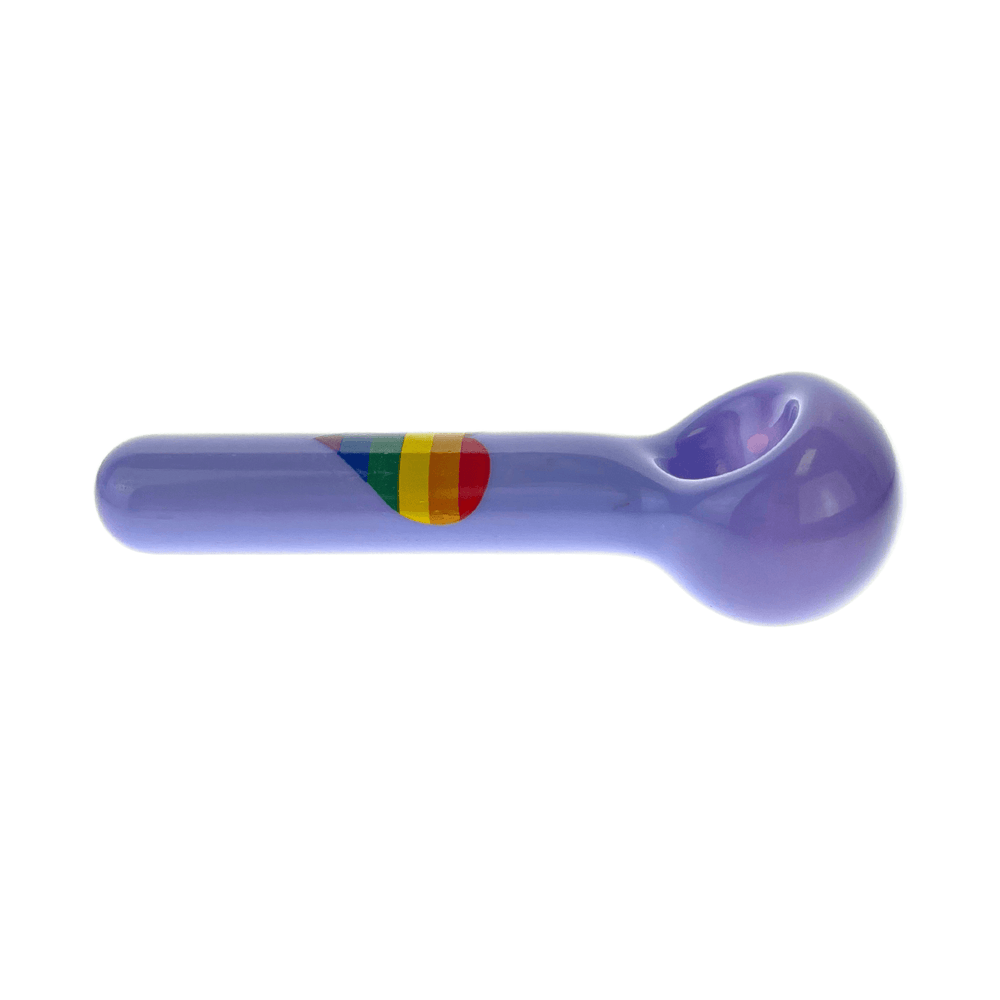 JF Purple Pipe w/Rainbow Heart - Up N Smoke