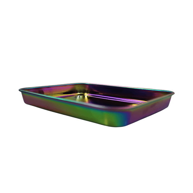 Blazy Susan Stainless Steel Rolling Tray - Up N Smoke