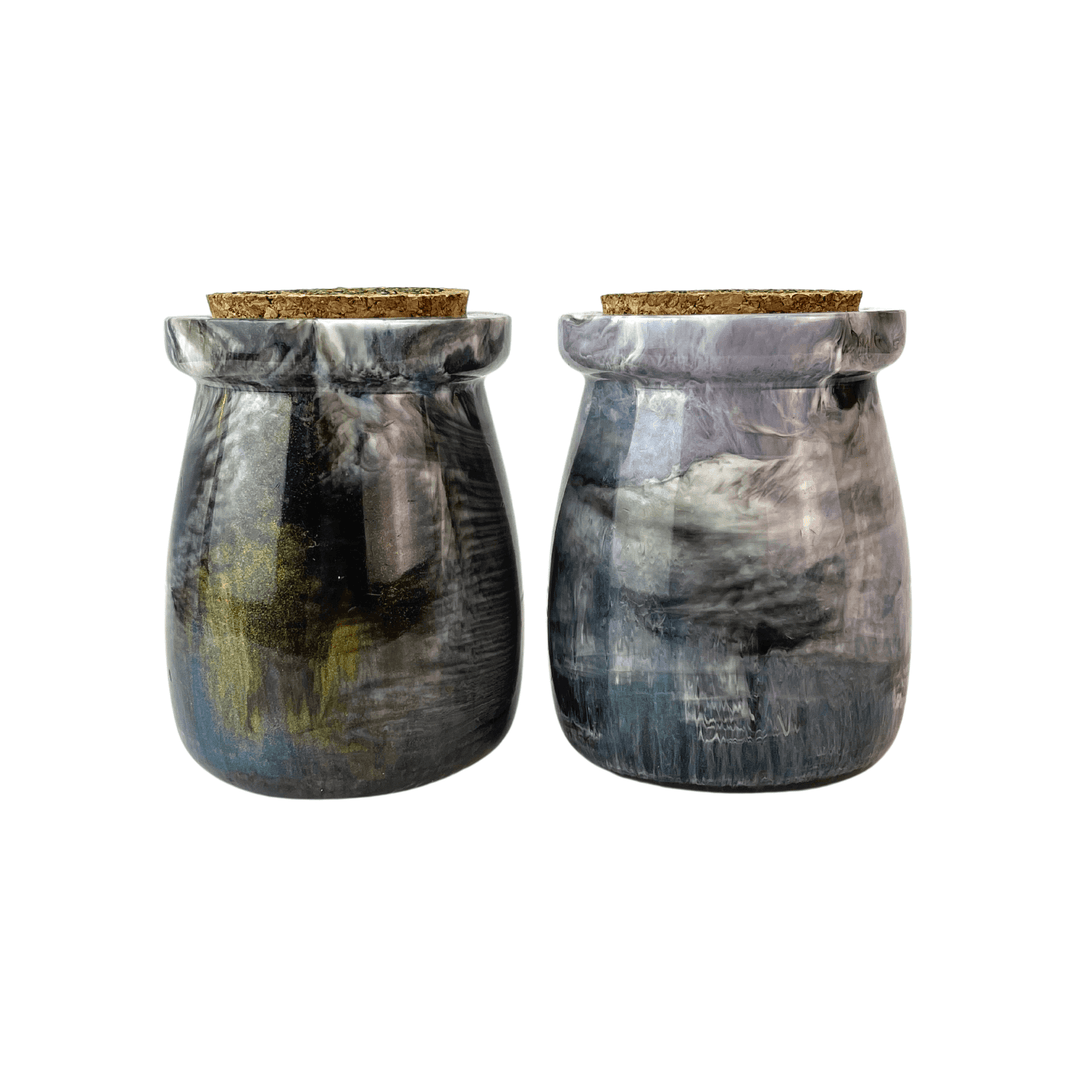 Resin Stash Jar w/Cork Lid - Up N Smoke