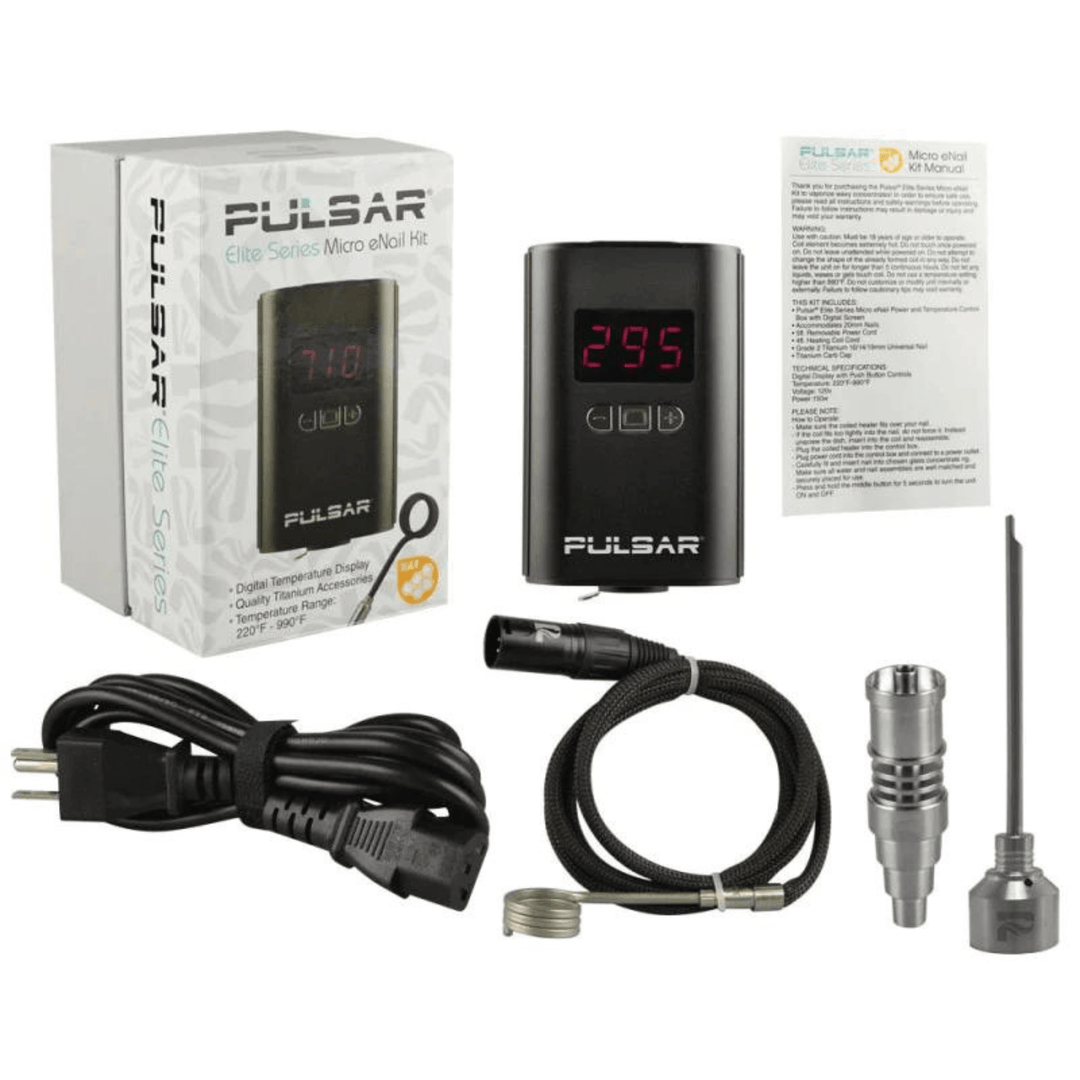 Pulsar Elite Series Micro eNail Kit w/ Carb Cap - Up N Smoke