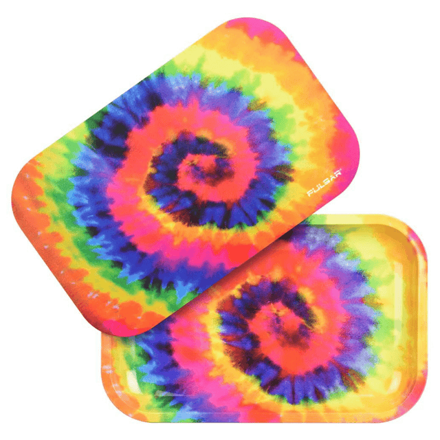 Spiral Dye Rolling Tray With Magnetic Lid - Up N Smoke
